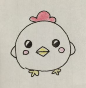 年賀状2017 酉 鳥 の可愛いイラストの描き方を調査 簡単に描く方法はコレ 笑